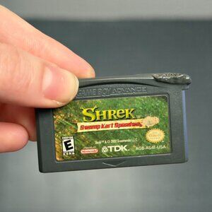 Gameboy Advance Shrek Swamp Kart Speedway Game